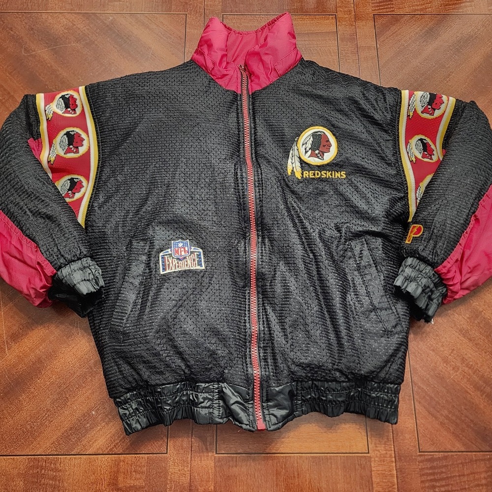 Pro Player Washington Redskins NFL Jacket XXL Black Red Yellow Football